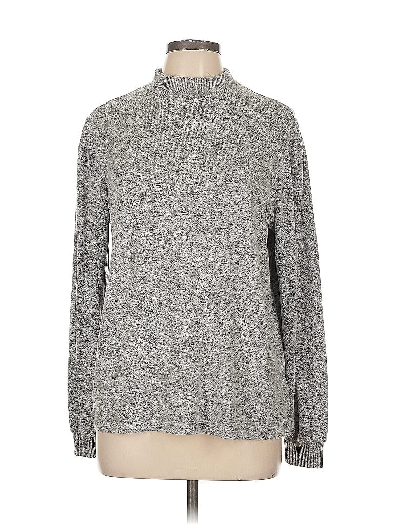 Pre-owned Popsugar Turtleneck Sweater In Gray
