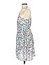 Lush 100% Polyester Paisley Blue Casual Dress Size P (petite) - photo 5