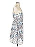 Lush 100% Polyester Paisley Blue Casual Dress Size P (petite) - photo 4