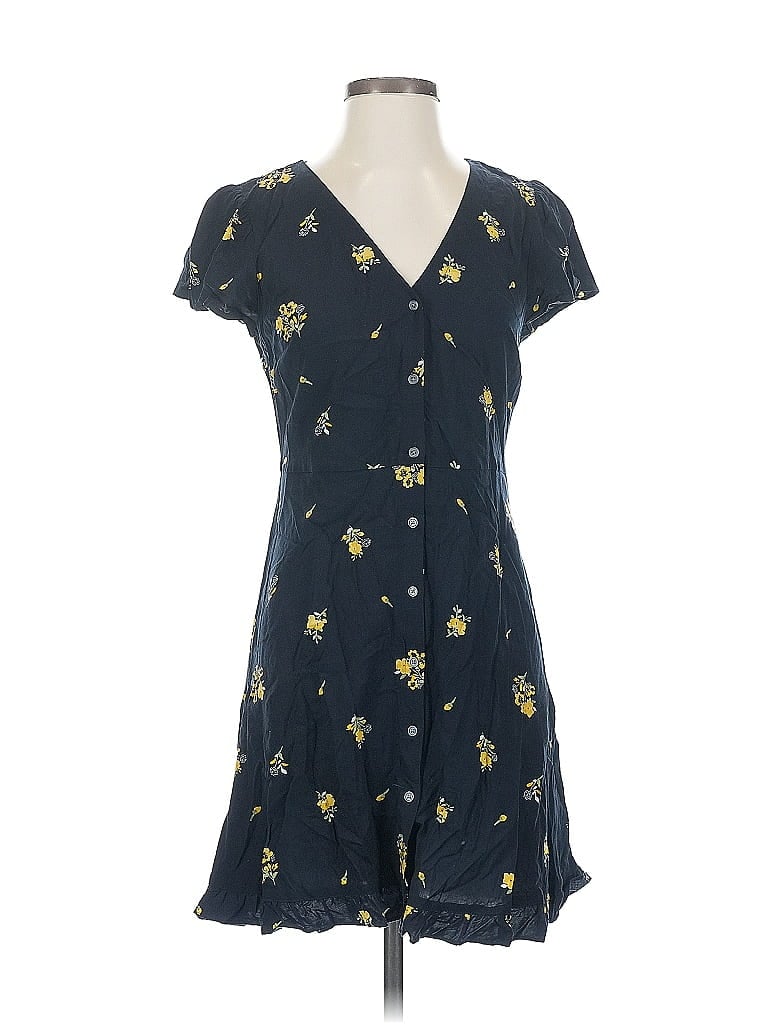 Pre-owned Ann Taylor Loft Casual Dress In Blue