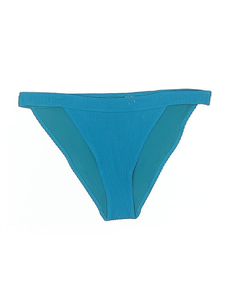 Pre-owned Aerie Swimsuit Bottoms In Blue