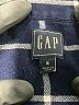 Gap Checkered-gingham Blue Long Sleeve Button-Down Shirt Size S - photo 7