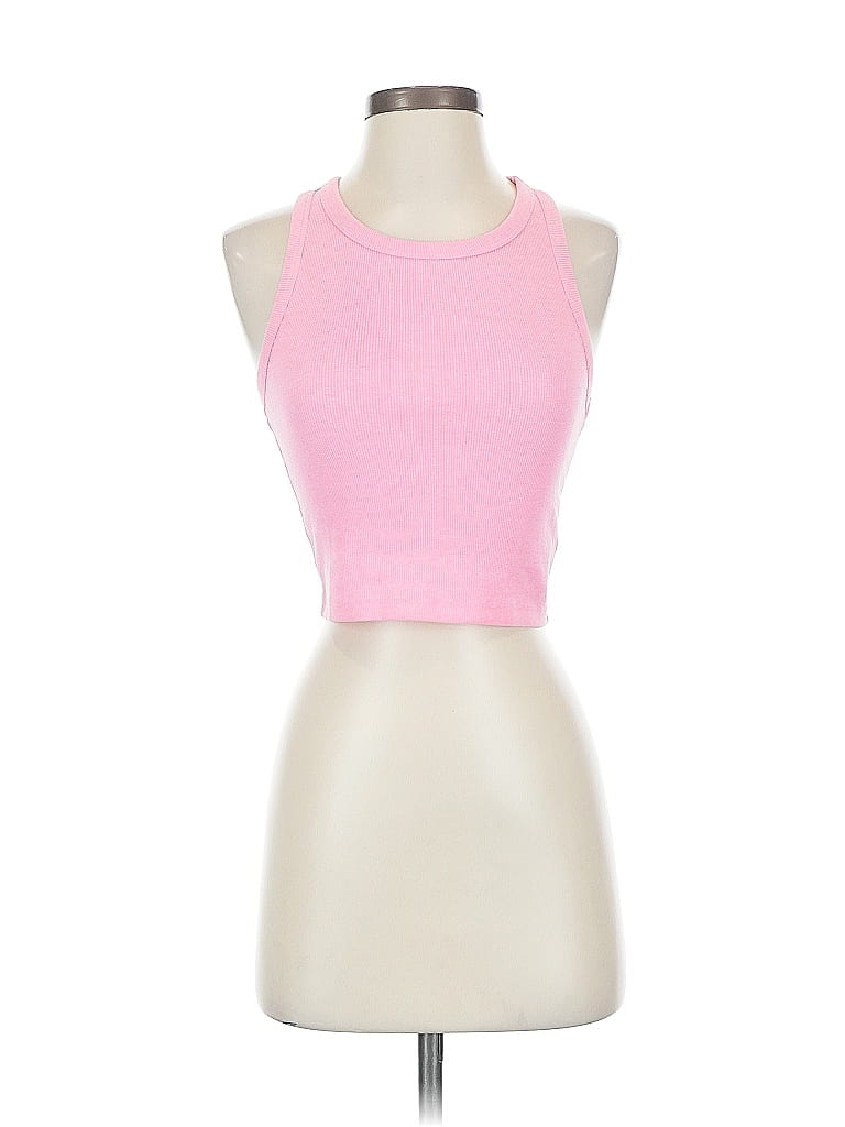 Pre-owned Gap Tank Top Pink Halter Neckline Tops