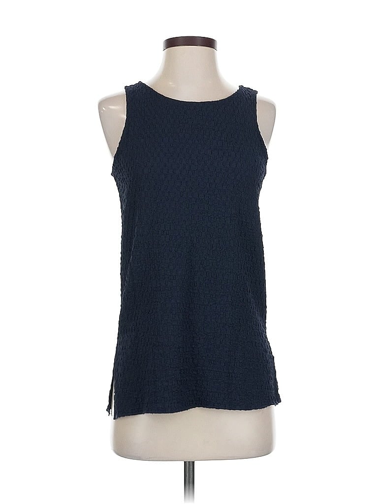 Truth By Republic Sleeveless Top Blue Halter Neckline Tops In Multi