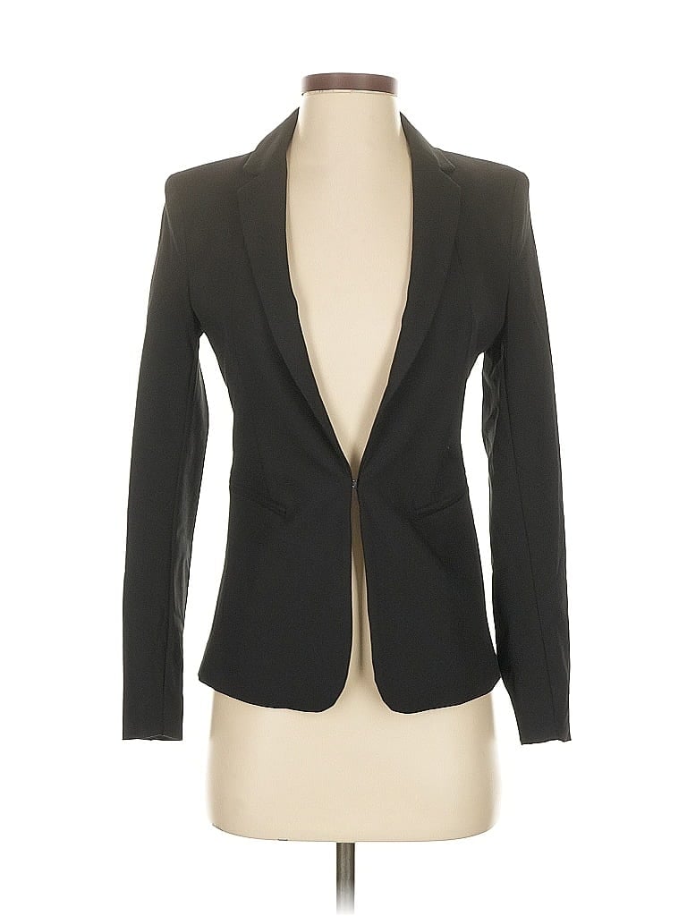 Pre-owned H&m Blazer Jacket In Black