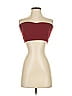 Boohoo Burgundy Tube Top Size 4 - photo 1