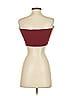 Boohoo Burgundy Tube Top Size 4 - photo 2