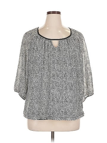 Apt. 9 3/4 Sleeve Blouse (view 1)