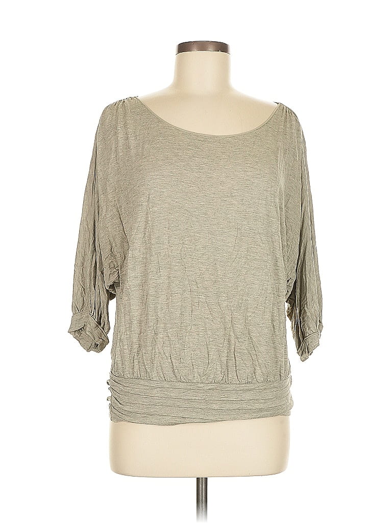 Pre-owned Max Edition 3/4 Sleeve T-shirt In Gray