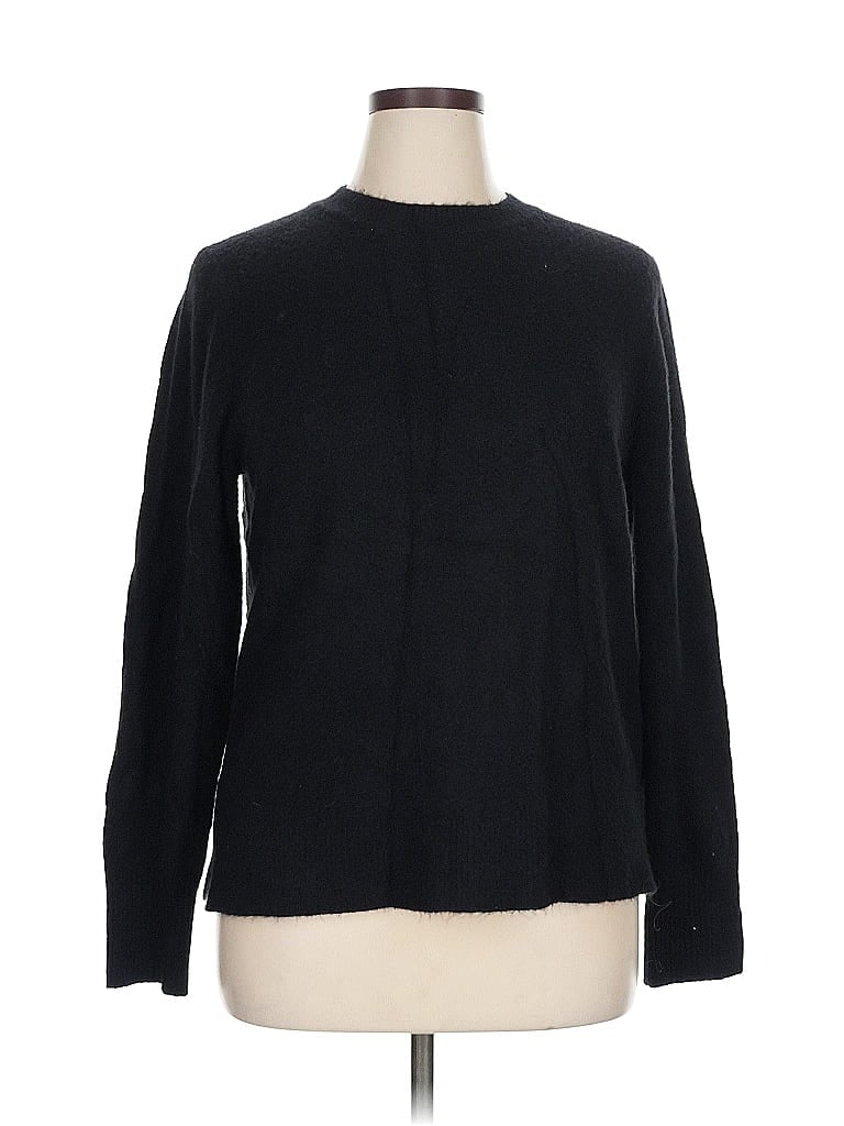 Pre-owned J.crew Factory Store Pullover Sweater In Black