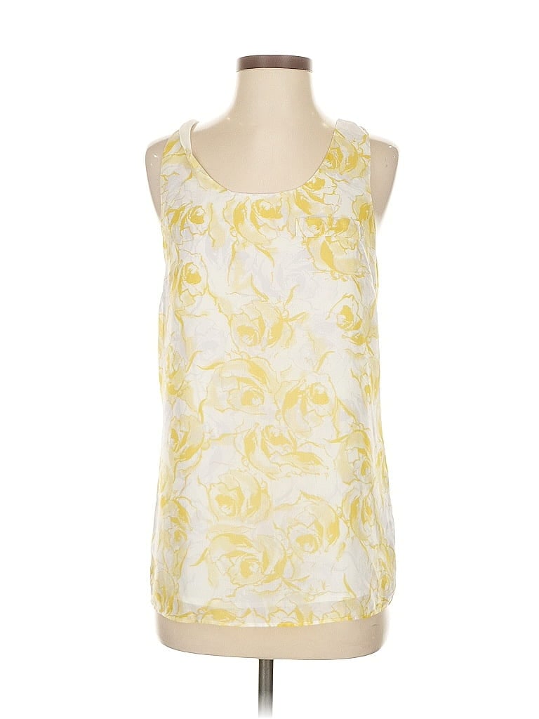 Pre-owned The Limited Sleeveless Blouse In Yellow