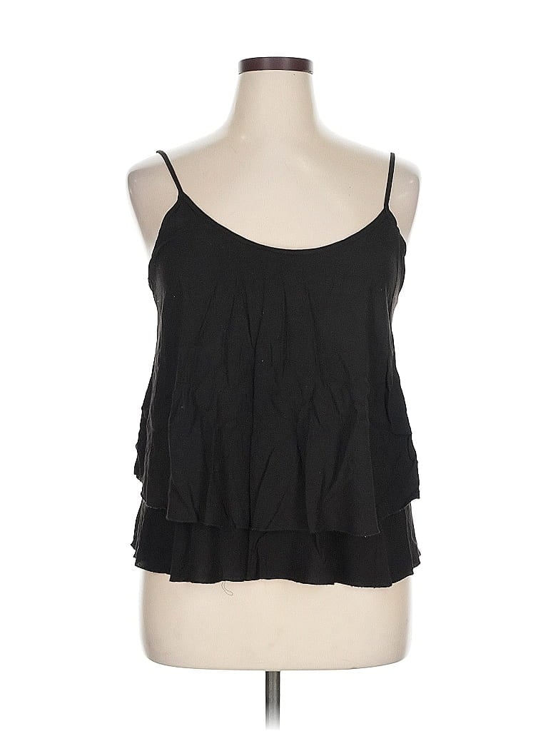 Pre-owned Assorted Brands Tank Top Black Strapless Neckline Tops