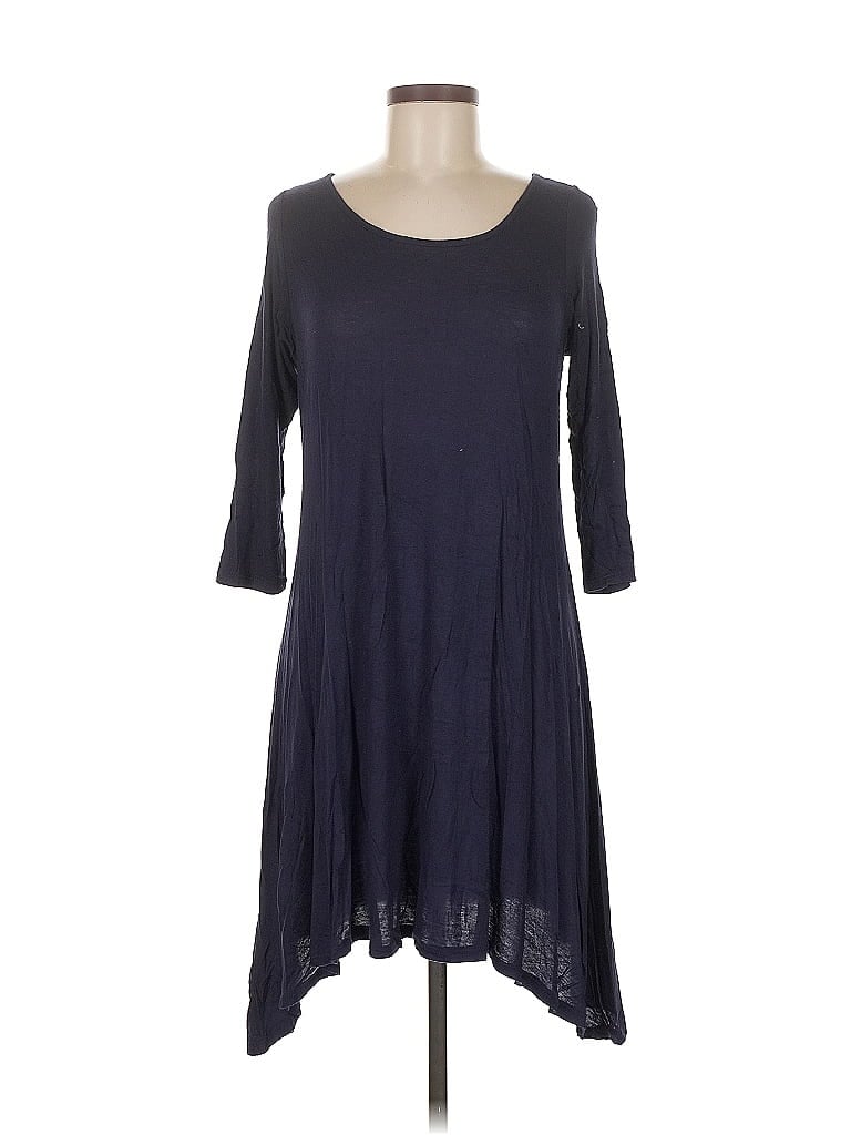 Pre-owned Pink Lily Casual Dress In Blue