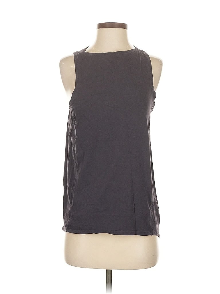 Pre-owned Lululemon Athletica Sleeveless T-shirt In Gray