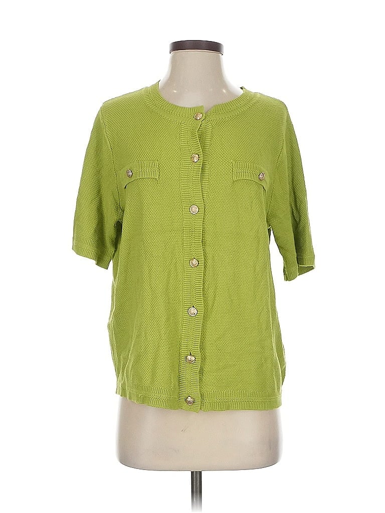 Pre-owned Prettygarden Cardigan Sweater In Green