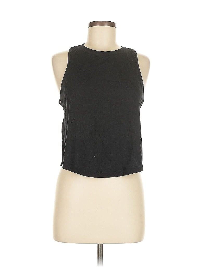 Pre-owned Active By Old Navy Tank Top Black Halter Neckline Tops