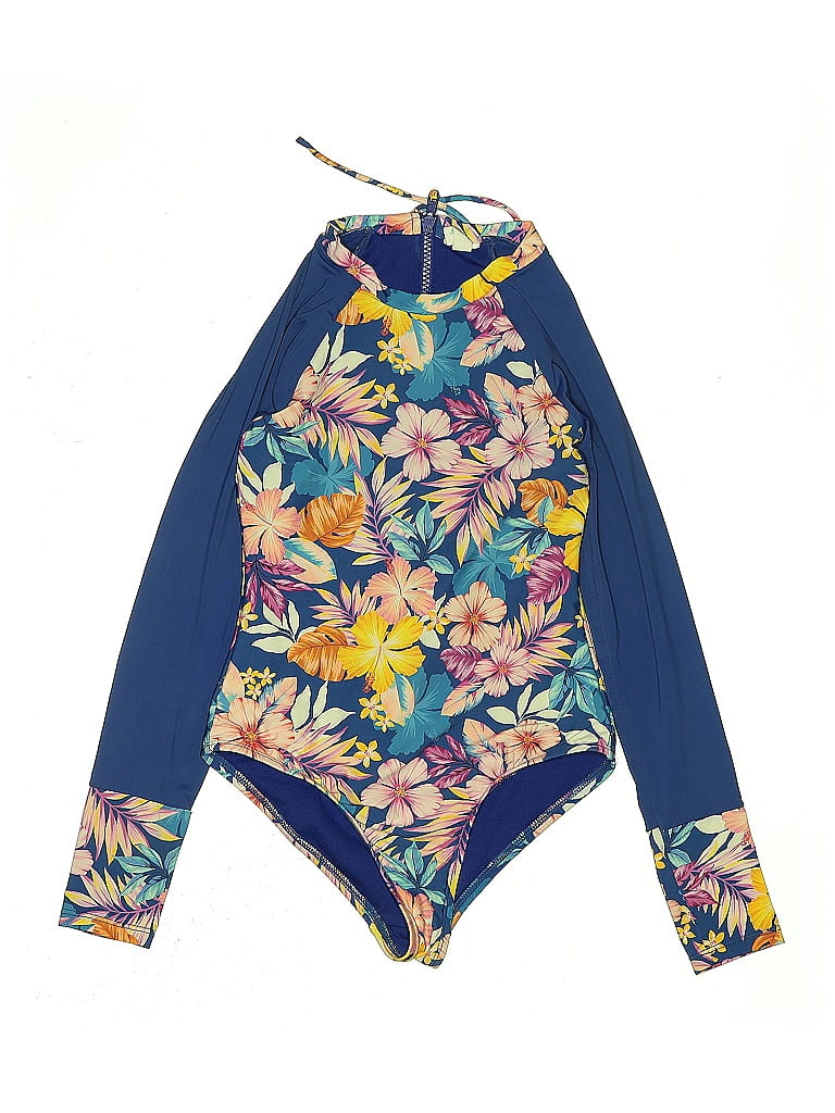 Pre-owned Hobie Kids' One Piece Swimsuit In Blue