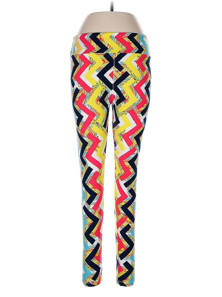 Pre-owned Lularoe Leggings In Yellow