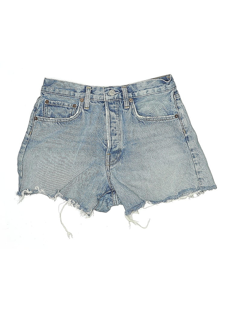 Pre-owned Agolde Denim Shorts In Blue
