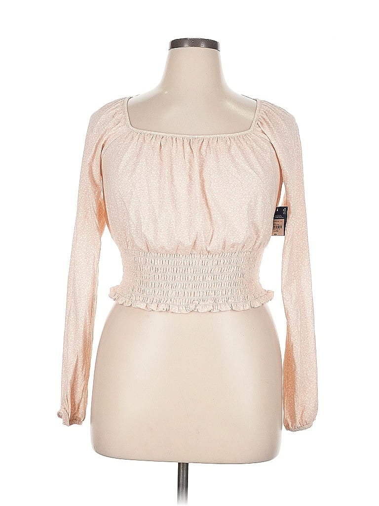 Arizona Jean Company Long Sleeve Top In Pink