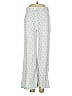 Assorted Brands Chevron-herringbone Silver White Casual Pants Size S (estimated) - photo 1