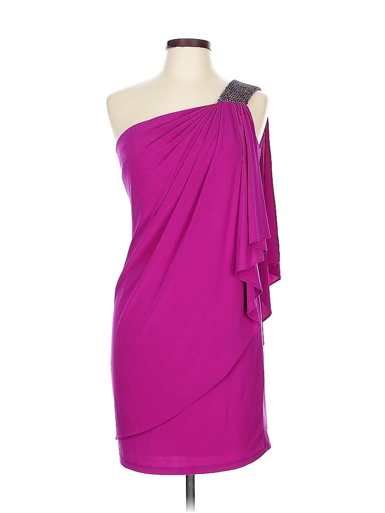 Click to view more detailed imagery on our partner's website Pre-owned Betsy & Adam Cocktail Dress In Purple