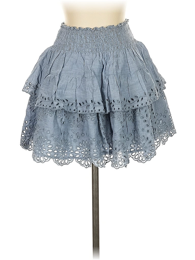 Pre-owned St. Roche Denim Skirt In Blue