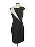 Calvin Klein Color Block Black Cocktail Dress Size XS (estimated) - photo 1