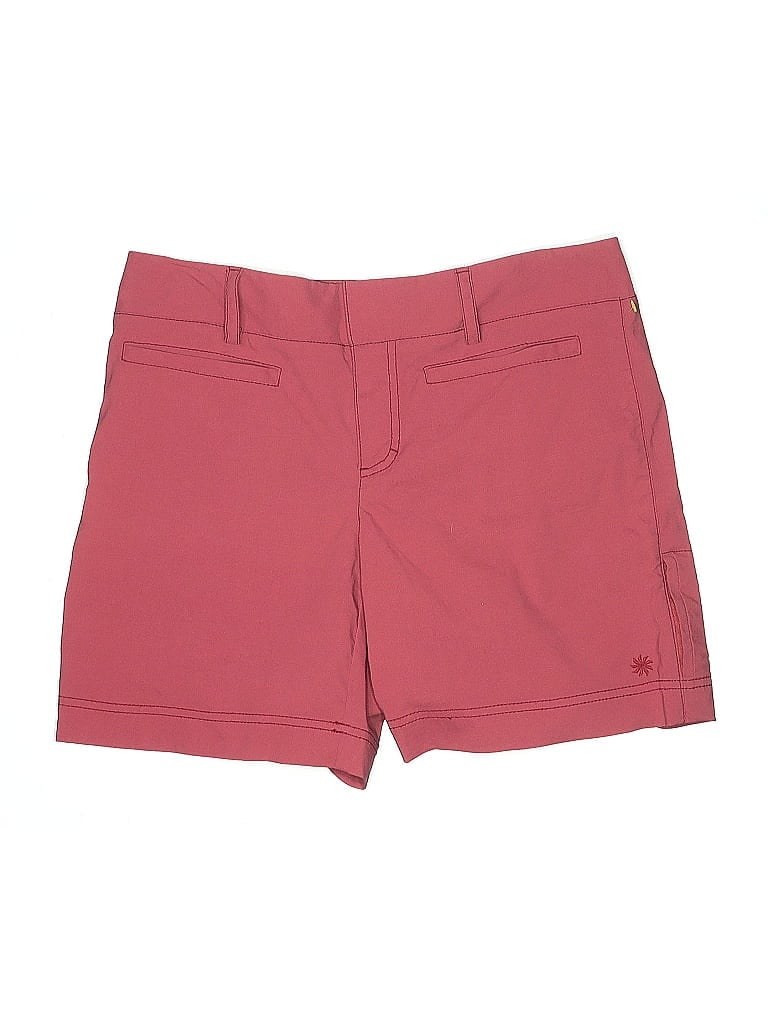 Pre-owned Athleta Shorts In Burgundy