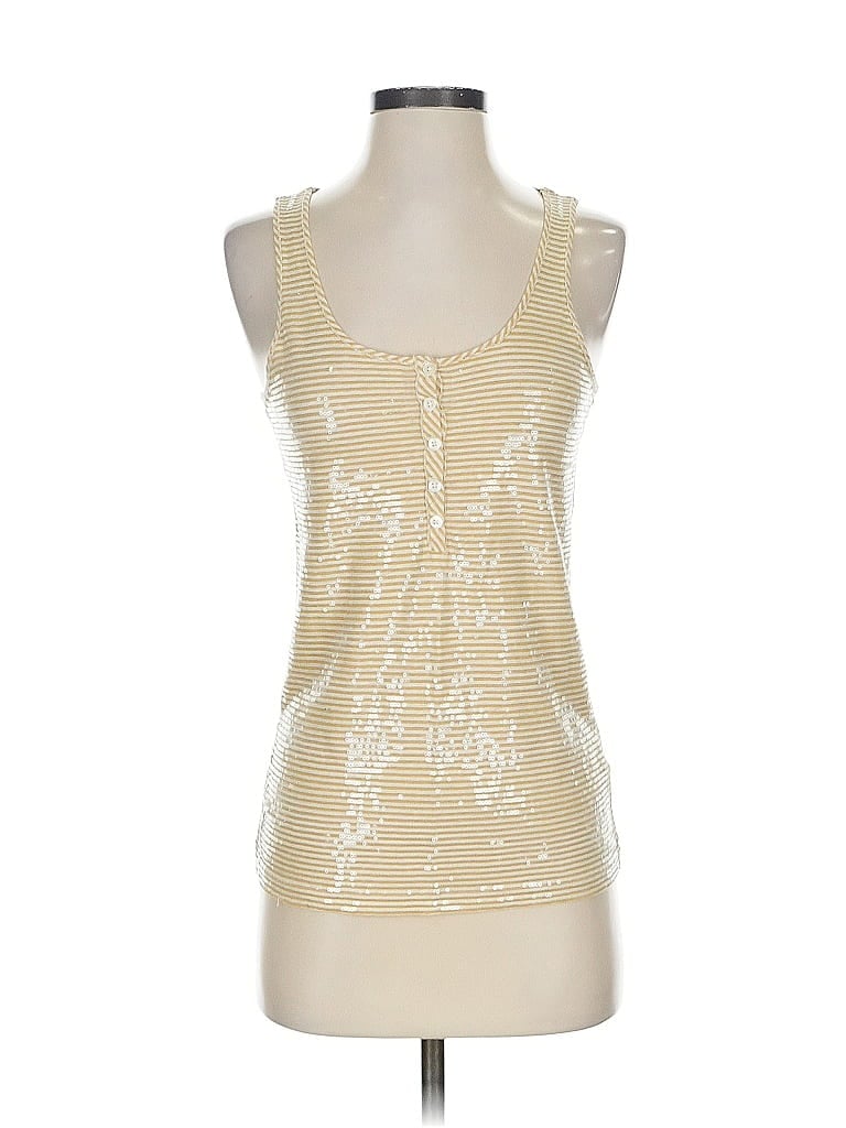 Click to view more detailed imagery on our partner's website Pre-owned Jcrew Tank Top Gold Strapless Neckline Tops