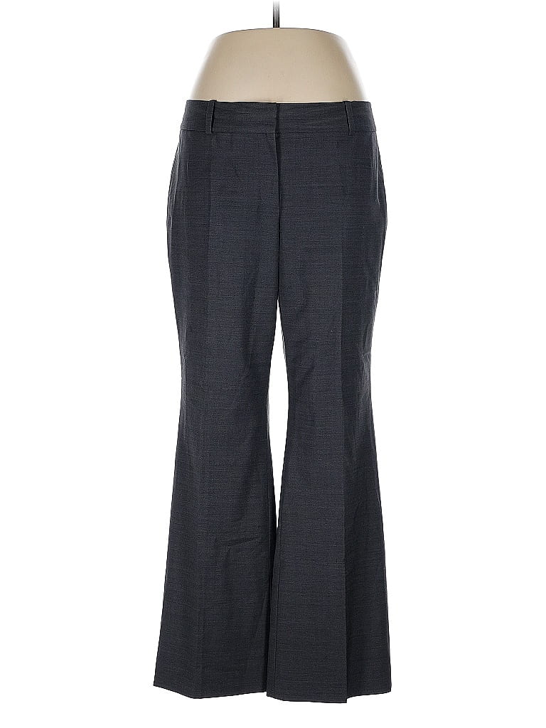 Pre-owned Ann Taylor Wool Pants In Gray