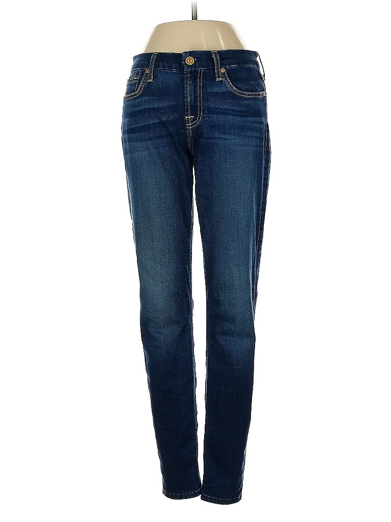 Pre-owned 7 For All Mankind Jeans In Blue