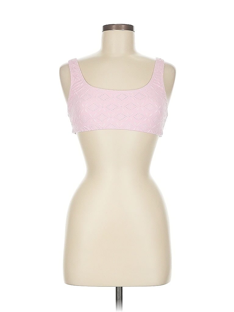 Nasty Gal Inc. Tank Top Pink Strapless Neckline Tops