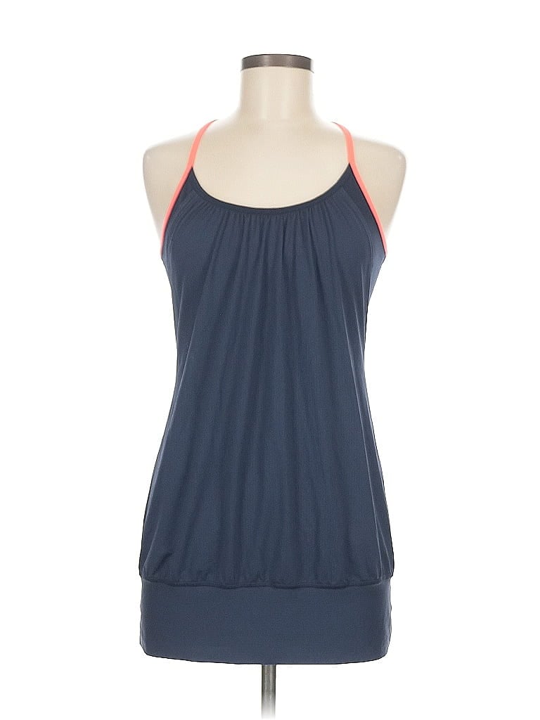 Pre-owned Lululemon Athletica Active Tank Top In Blue