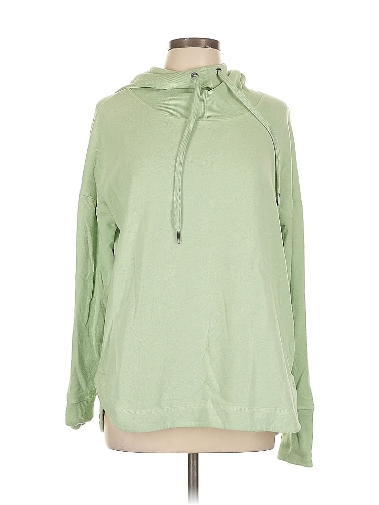 Pre-owned Sweaty Betty Pullover Hoodie In Green