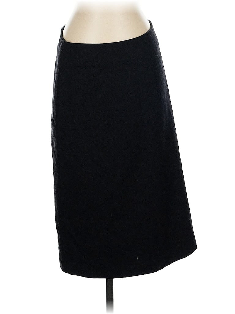 Pre-owned Gap Wool Skirt In Black