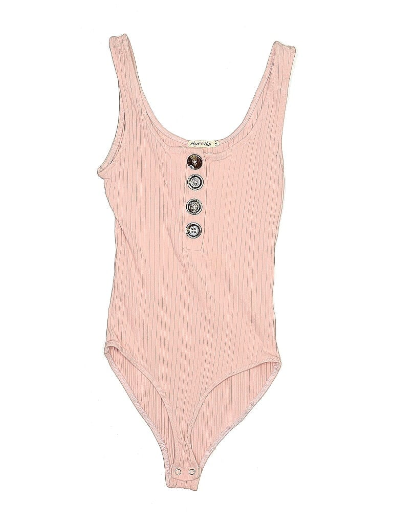 Pre-owned Heart & Hips Bodysuit In Pink