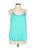 Bar III Teal Sleeveless Top Size L - photo 1