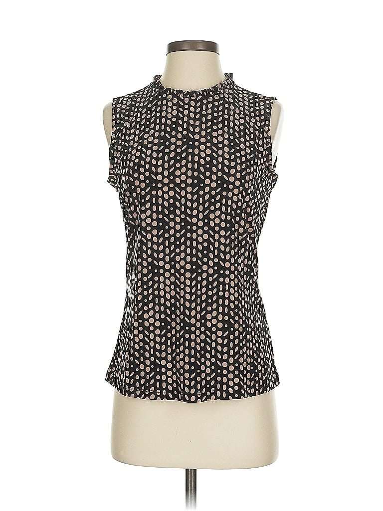 Pre-owned Tommy Hilfiger Sleeveless Top Black Halter Neckline Tops