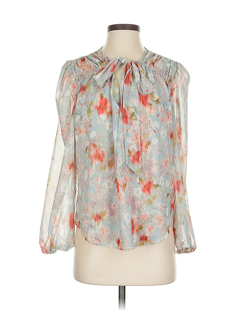 Click to view more detailed imagery on our partner's website Pre-owned Misa 3/4 Sleeve Blouse In Gray
