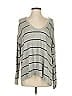 Six Fifty Stripes Gray Pullover Sweater Size S - photo 1