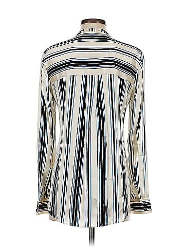 Veronica Beard Long Sleeve Silk Top (view 2)