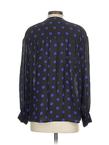 Linda Allard Ellen Tracy Long Sleeve Silk Top (view 2)