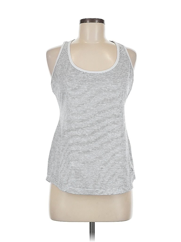 Pre-owned Active By Old Navy Tank Top Silver Halter Neckline Tops