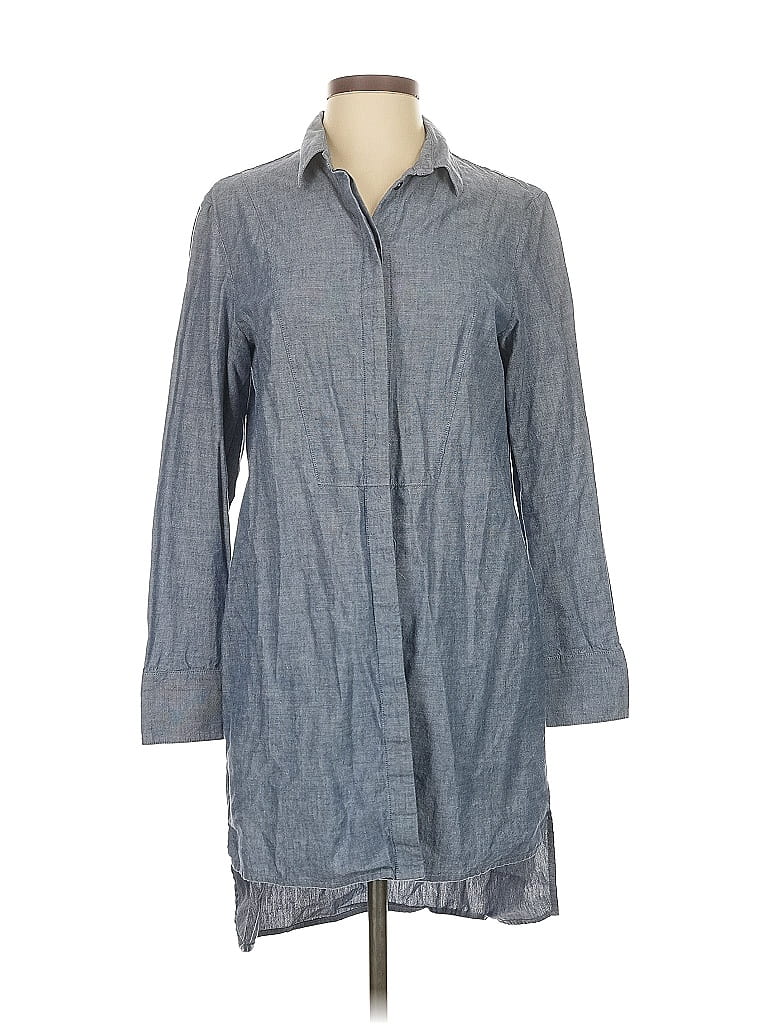 Pre-owned Rag & Bone 3/4 Sleeve Button Down Shirt In Gray