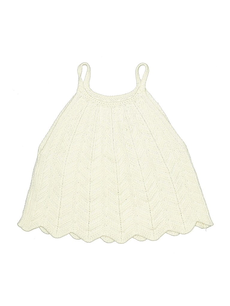 Pre-owned Zara Kids' Sweater Vest In White