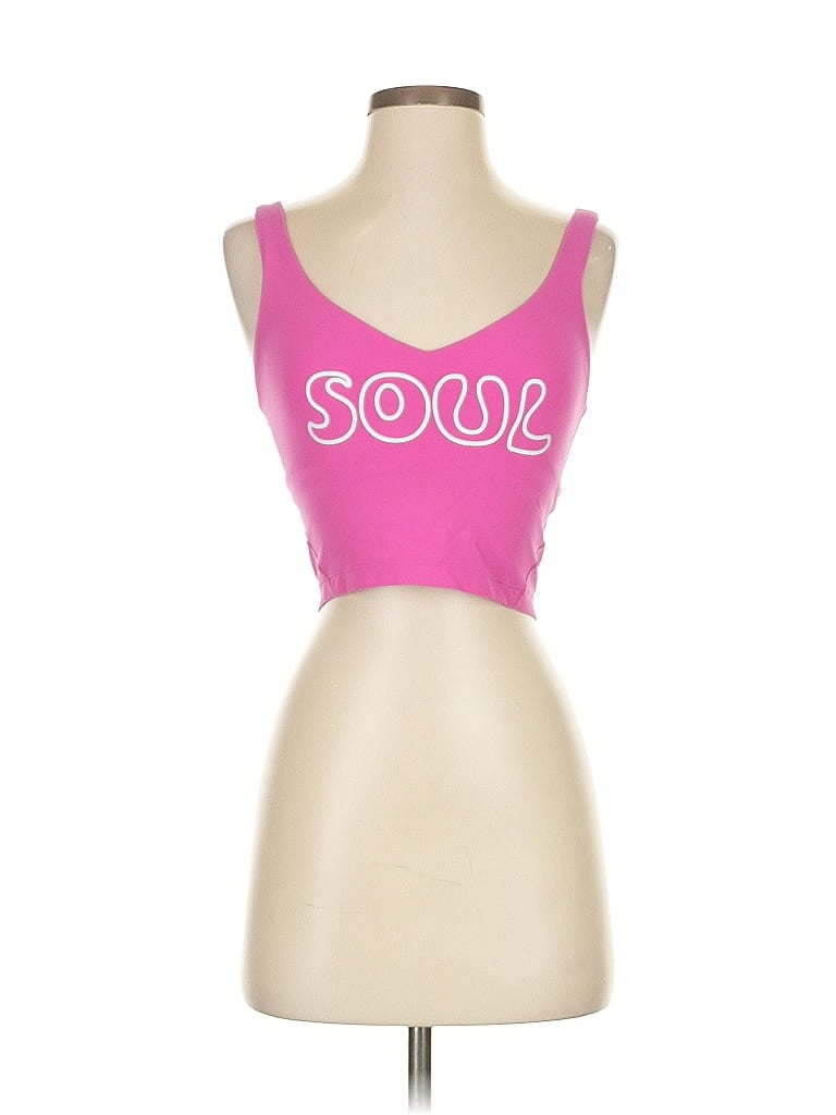 Pre-owned Lululemon Athletica Sports Bra In Pink