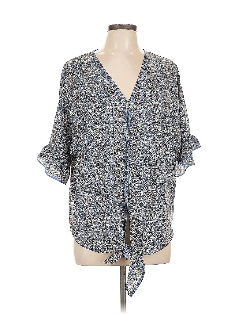 Pre-owned Max Studio Kimono In Gray