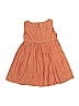 Persnickety 100% Cotton Solid Orange Dress Size 2 - photo 1