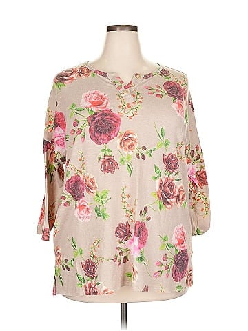 Honeyme 3/4 Sleeve Blouse (view 1)